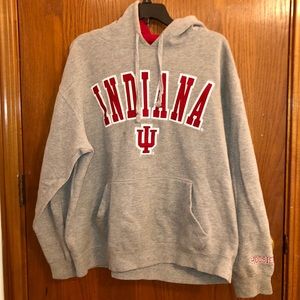 Indiana University Grey Hoodie (unisex)